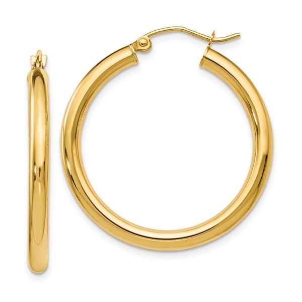 14KY Hoop Earrings Jones Jeweler Celina, OH