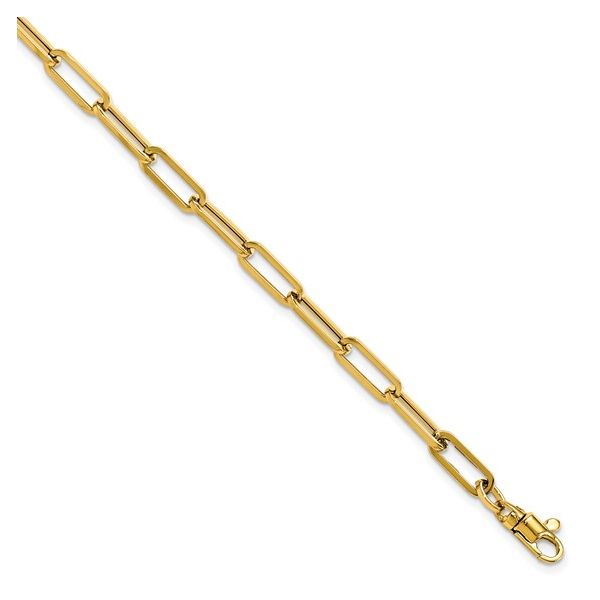 14 Karat Yellow Paperclip Bracelet  Jones Jeweler Celina, OH