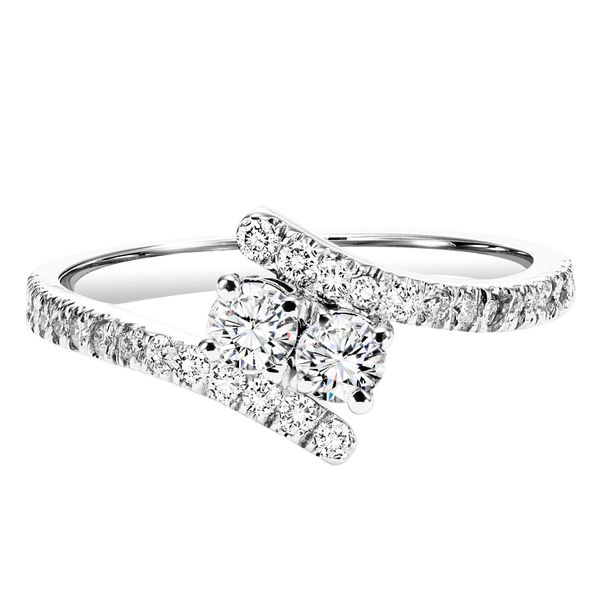 Sterling Silver Diamond Two-Stone Ring  Jones Jeweler Celina, OH
