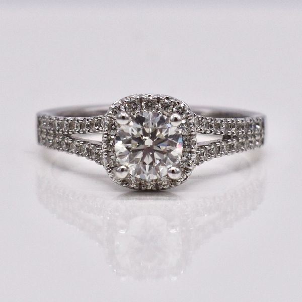 14K White Gold Ladies Diamond Engagement Ring  Jones Jeweler Celina, OH