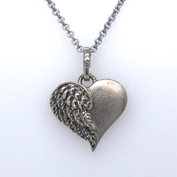 925 Sterling Silver Angel Wing Necklace  Image 2 Jones Jeweler Celina, OH