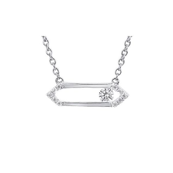 925 Sterling Silver Moving Diamond Necklace  Jones Jeweler Celina, OH