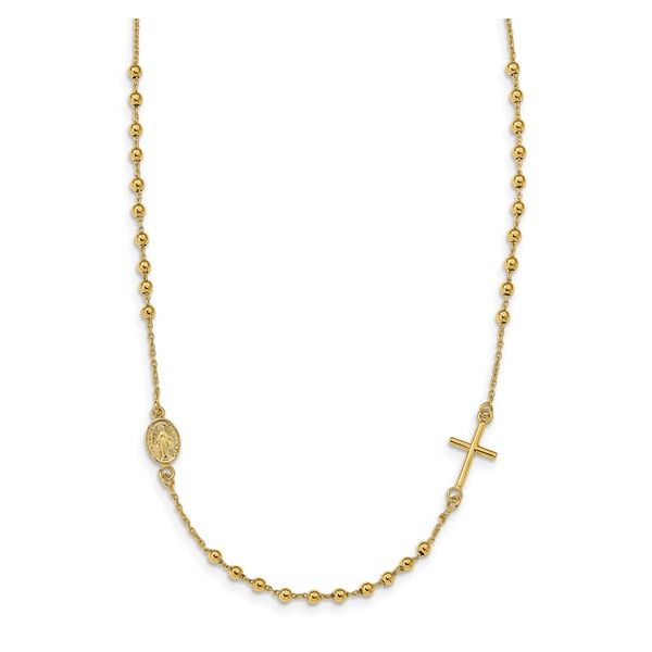 14K Yellow Gold Rosary 16.5" Necklace  Jones Jeweler Celina, OH