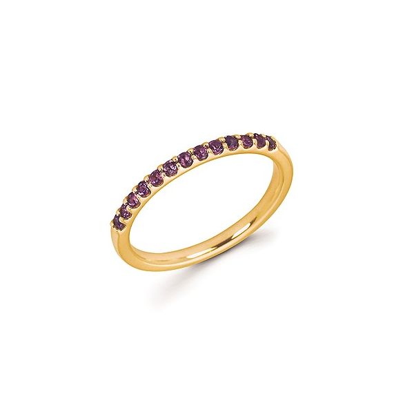 14KY Amethyst Stackable Ring Jones Jeweler Celina, OH