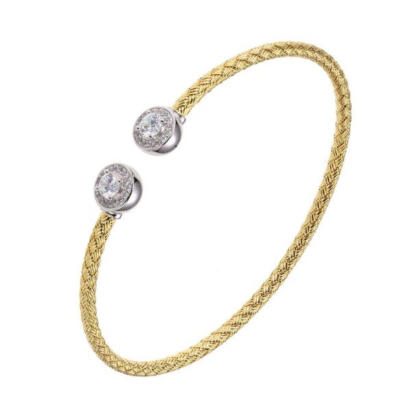 Silver Gold Plated Cuff Bracelet Jones Jeweler Celina, OH