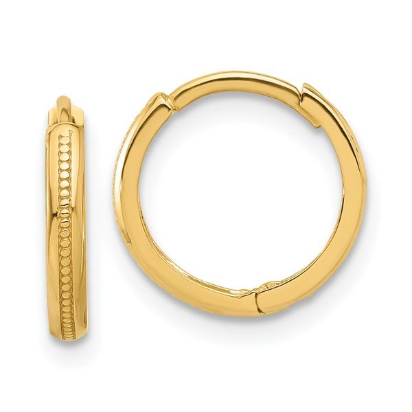 14K Yellow Gold Huggie Hoop Earring  Jones Jeweler Celina, OH