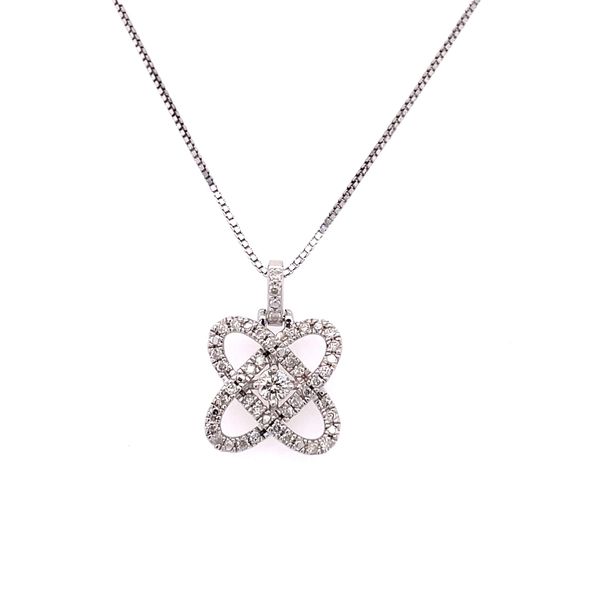 Sterling Diamond Love Knot Pendant Jones Jeweler Celina, OH