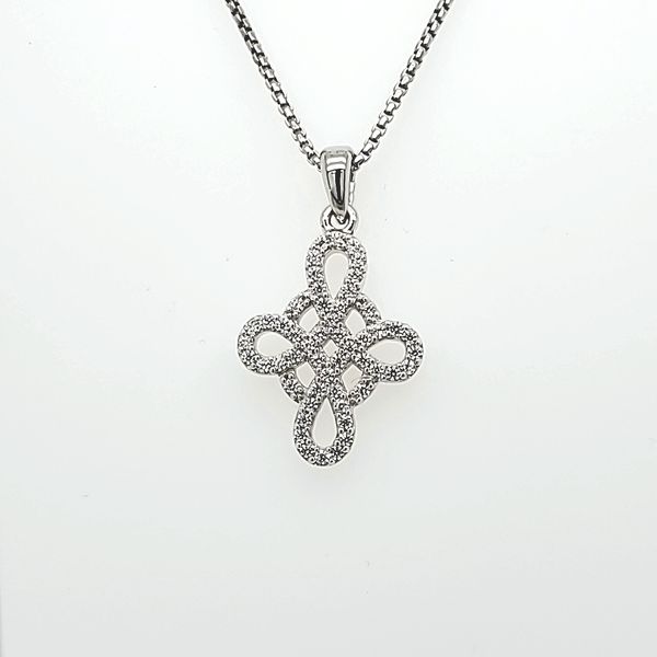 Silver Knotted Necklace Jones Jeweler Celina, OH