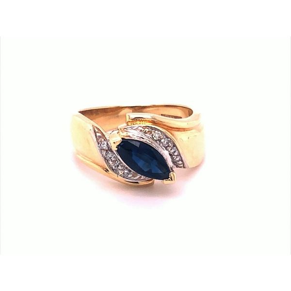 14K Yellow Gold Ladies Sapphire Ring  Jones Jeweler Celina, OH