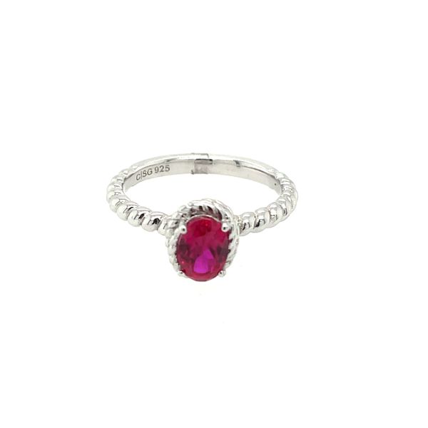 925 Sterling Silver Lab-Created Ruby Ring  Jones Jeweler Celina, OH