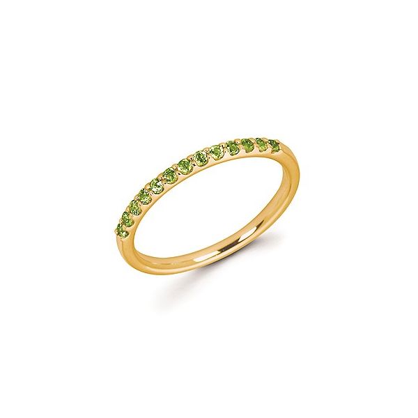 14KY Peridot Stackable Ring Jones Jeweler Celina, OH