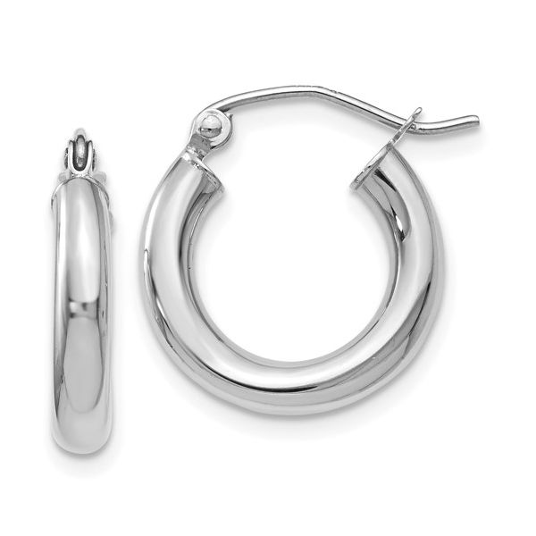 14KW Hoop Earrings Jones Jeweler Celina, OH