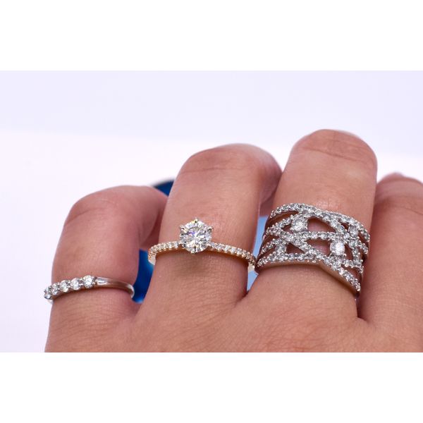 14KY Six-Prong Diamond Engagement Ring  Image 3 Jones Jeweler Celina, OH