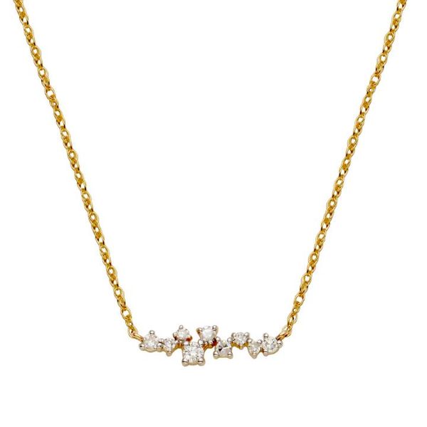 Yellow Gold Diamond Necklace  Jones Jeweler Celina, OH