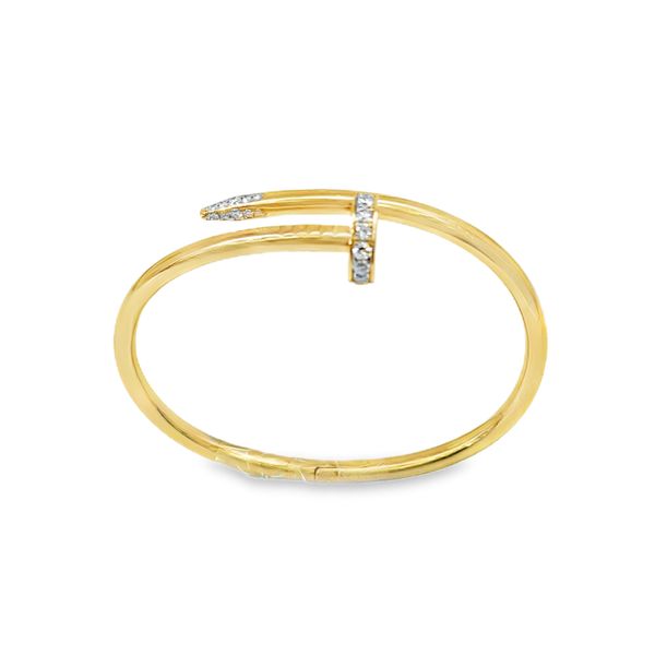 14k YG GOLD BANGLE  Joyería Paris Little Rock, AR