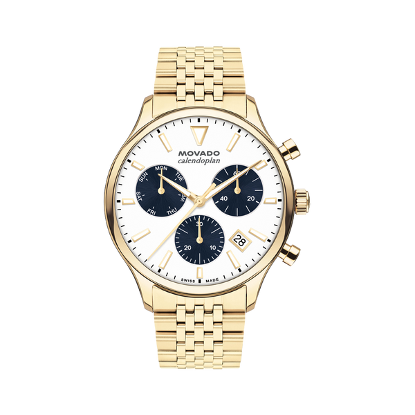 Movado Heritage Series Calendoplan Mens Chronograph Watc...