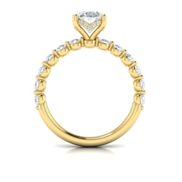 Vlora Hidden Halo Diamond Semi-Mount Engagement Ring