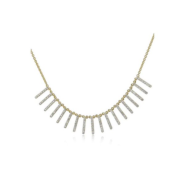 Simon G Multi-bar Diamond Necklace