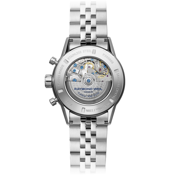 Raymond Weil Freelancer Men's Chronograph Stainless Watch, 43.5MM Image 2 James & Williams Jewelers Berwyn, IL