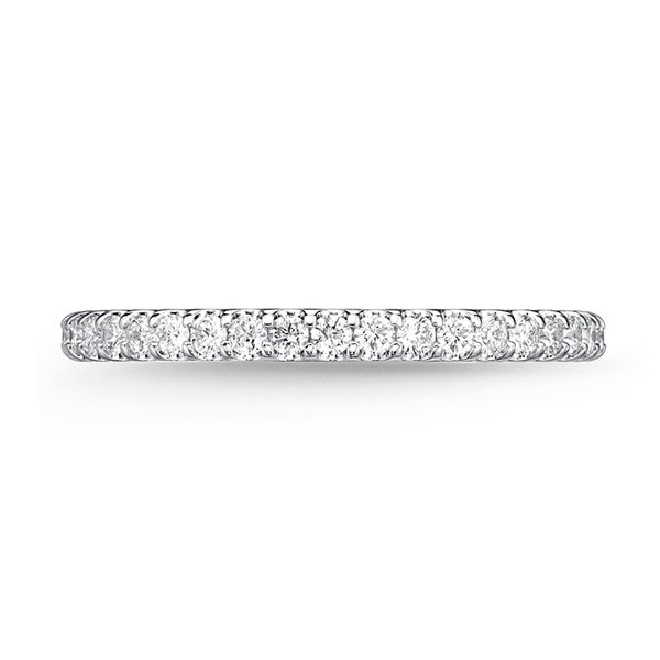 Memoire Odessa Diamond Eternity Band Wedding Ring Image 2 James & Williams Jewelers Berwyn, IL