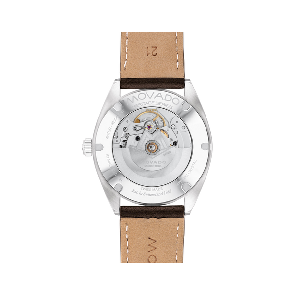 Movado Heritage Series Datron Mens Automatic Watch, 40mm...