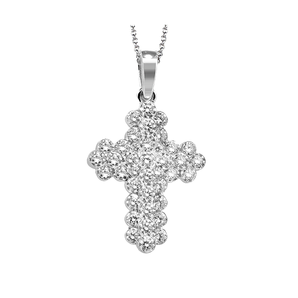 Simon G. Diamond Cross Pendant