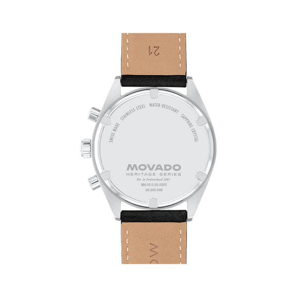 Movado Heritage Series Datron Mens Chronograph Watch, 41...