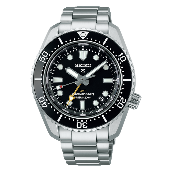 Seiko 42mm Prospex Black 1968 Diver's Modern Re-interpretation GMT Automatic Watch, SPB383 James & Williams Jewelers Berwyn, IL