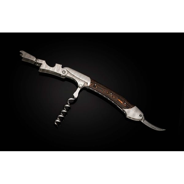 William Henry Tannin Hand-Forged Wine Open & Corkscrew