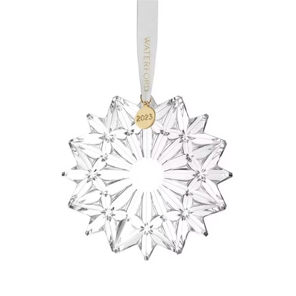Waterford Annual Snow Crystal Ornament, 2023 James & Williams Jewelers Berwyn, IL