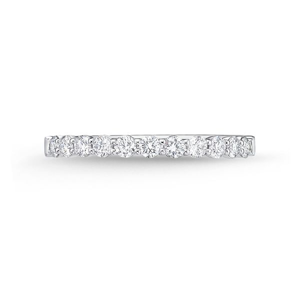 Memoire Petite Prong 11-Stone Diamond Wedding Band Ring  Image 2 James & Williams Jewelers Berwyn, IL