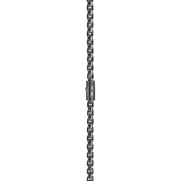 John Hardy Box Chain Necklace, Dark Silver, 22 Inches