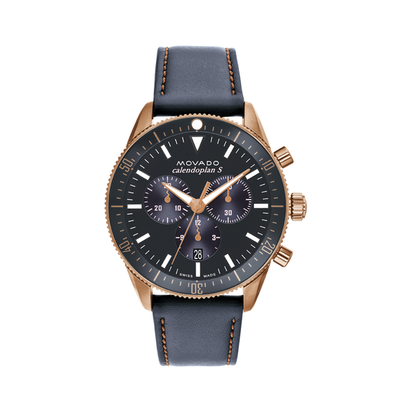 Movado Heritage Series Calendoplan S Mens Chronograph Wa...