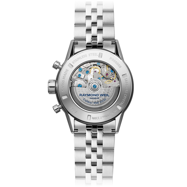 Raymond Weil Freelancer Men's Chronograph Stainless Watch, 43MM Image 2 James & Williams Jewelers Berwyn, IL
