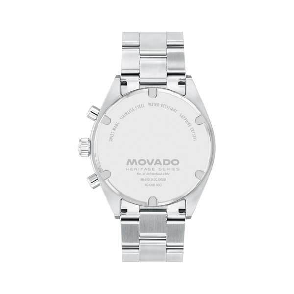 Movado Heritage Series Datron Mens Chronograph Watch, 41...