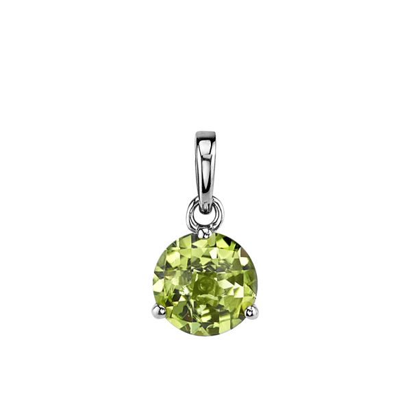 James & Williams Peridot Solitaire Pendant, 1.94TW 