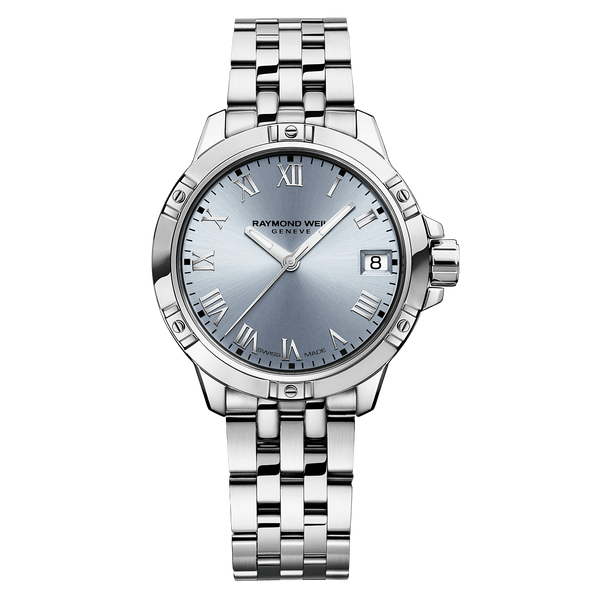 Raymond Weil Tango Ladies Watch, Blue Dial, 30mm, 5960-ST...