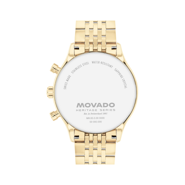Movado Heritage Series Calendoplan Mens Chronograph Watc...