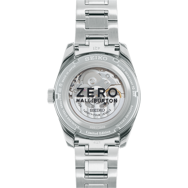Seiko Presage Sharp-Edged Series GMT Zero Halliburton Limited Edition, 39.3mm, SPB277 Image 4 James & Williams Jewelers Berwyn, IL