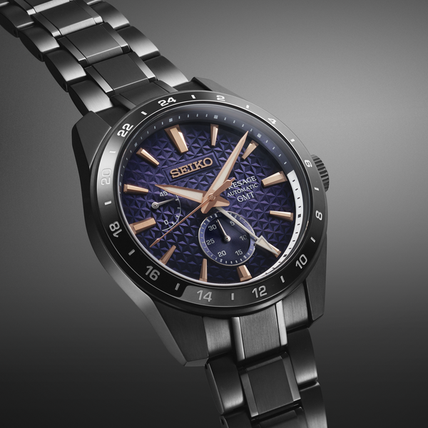 Seiko 42.2mm Presage Sharp-Edged GMT Limited Edition Automatic Watch, SPB361 Image 4 James & Williams Jewelers Berwyn, IL