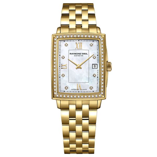 Raymond Weil Toccata Ladies Gold Plated Diamond Watch, 22.6x28.1MM James & Williams Jewelers Berwyn, IL