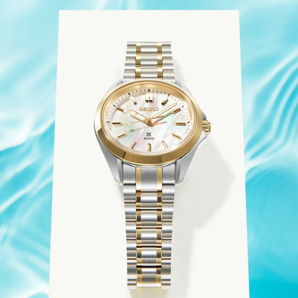 Seiko Prospex Sea Series Ladies Two-Tone Watch, 34mm, SUR608