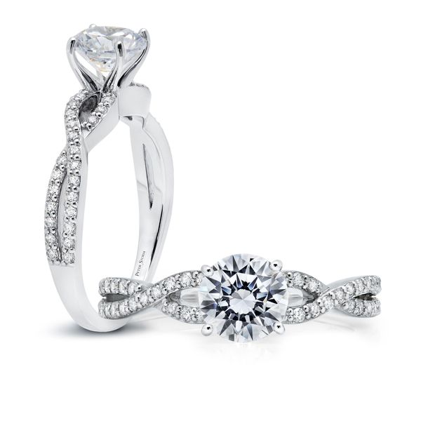 Peter Storm Diamond Twist Semi-Mount Engagement Ring James & Williams Jewelers Berwyn, IL