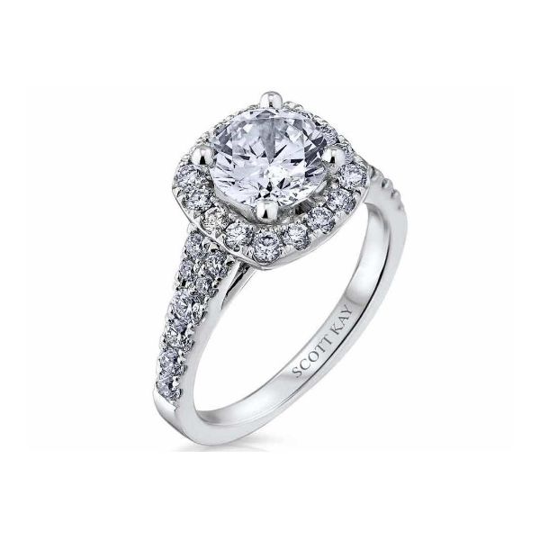 Scott Kay Luminaire Diamond Engagement Ring James & Williams Jewelers Berwyn, IL