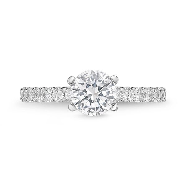 Memoire Odessa Eternity Band Semi-Mount Engagement Ring Image 2 James & Williams Jewelers Berwyn, IL
