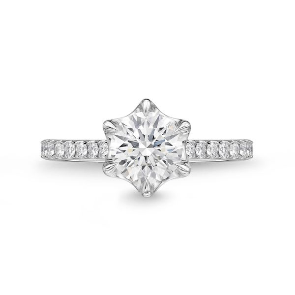 Memoire Diamond Engagement Ring Mounting Image 2 James & Williams Jewelers Berwyn, IL