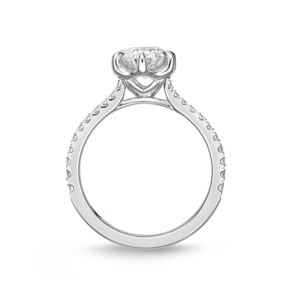 Memoire Diamond Engagement Ring Mounting Image 3 James & Williams Jewelers Berwyn, IL