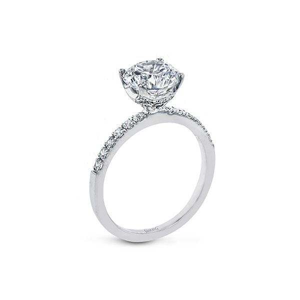 Simon G Classic Romance Diamond Engagement Ring Mounting James & Williams Jewelers Berwyn, IL