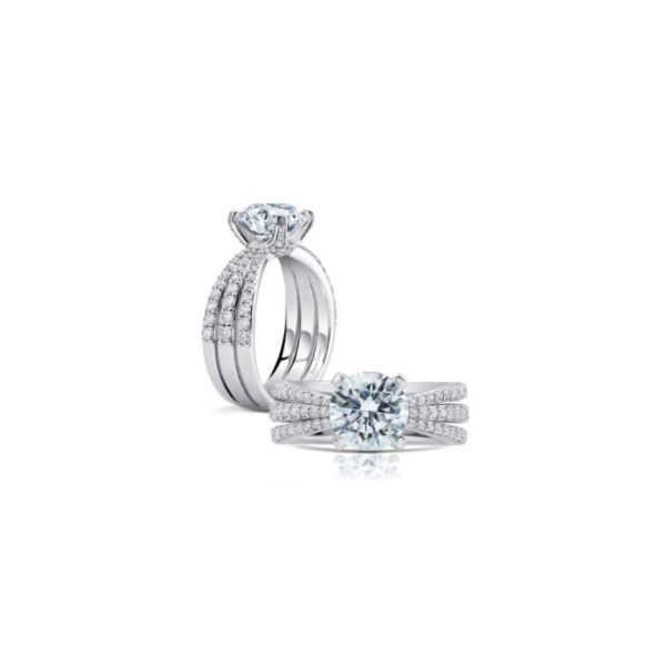 Peter Storm Triple Graduated Diamond Semi-Mount Engagement Ring James & Williams Jewelers Berwyn, IL
