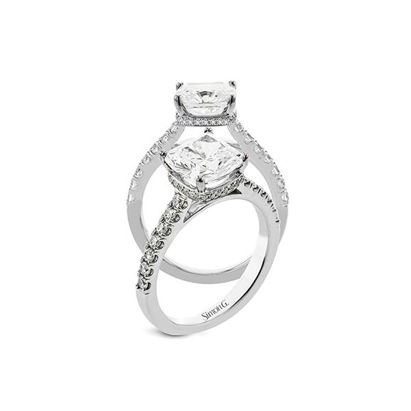 Simon G Diamond Semi Mount Engagement Ring James & Williams Jewelers Berwyn, IL